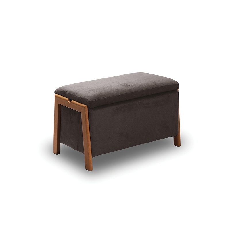 DALI ΣΚΑΜΠΟ VELVET BROWN ΜΕ ΑΠΟΘ. ΧΩΡΟ 75X42X44εκ.