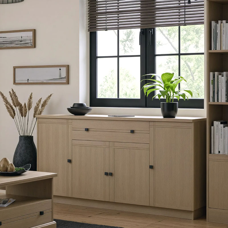 Μπουφές Libby pakoworld oak 160x39.5x83εκ