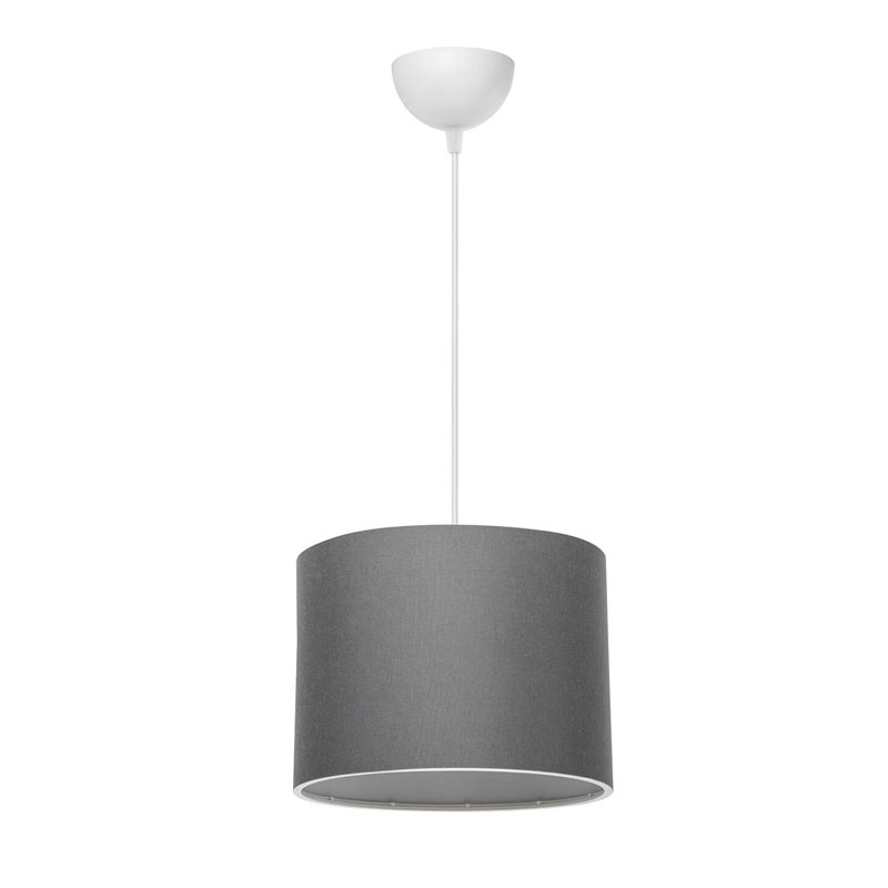 Φωτιστικό οροφής μονόφωτο Lofty pakoworld Ε27 λευκό Φ18x22εκ