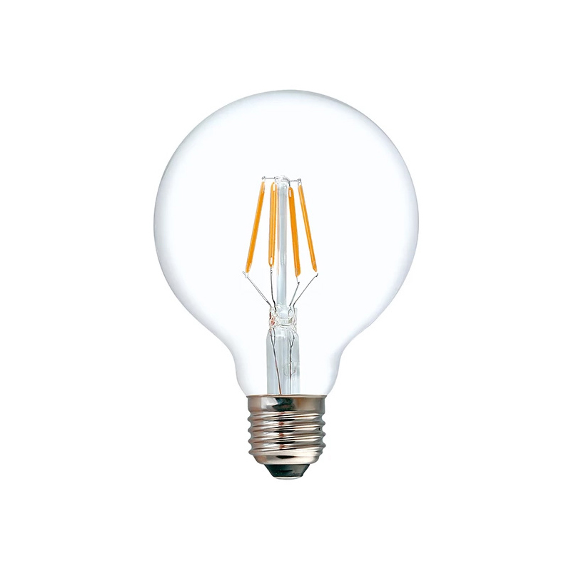 Λαμπτήρας LED G80 Bulb pakoworld 4W E27 2700K 200-220V clear