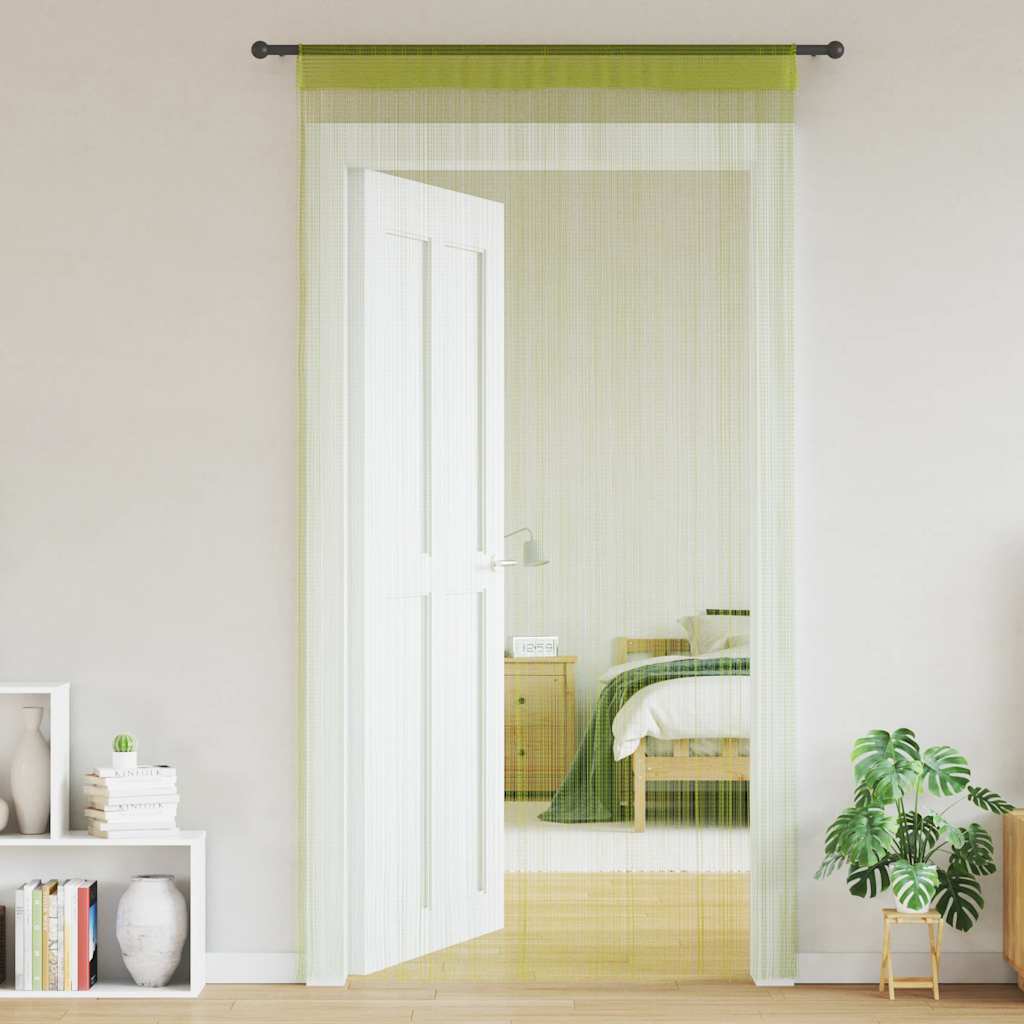vidaXL Κουρτίνες με Κρόσσια 2 τεμ. Πράσινες 140 x 250 εκ.
