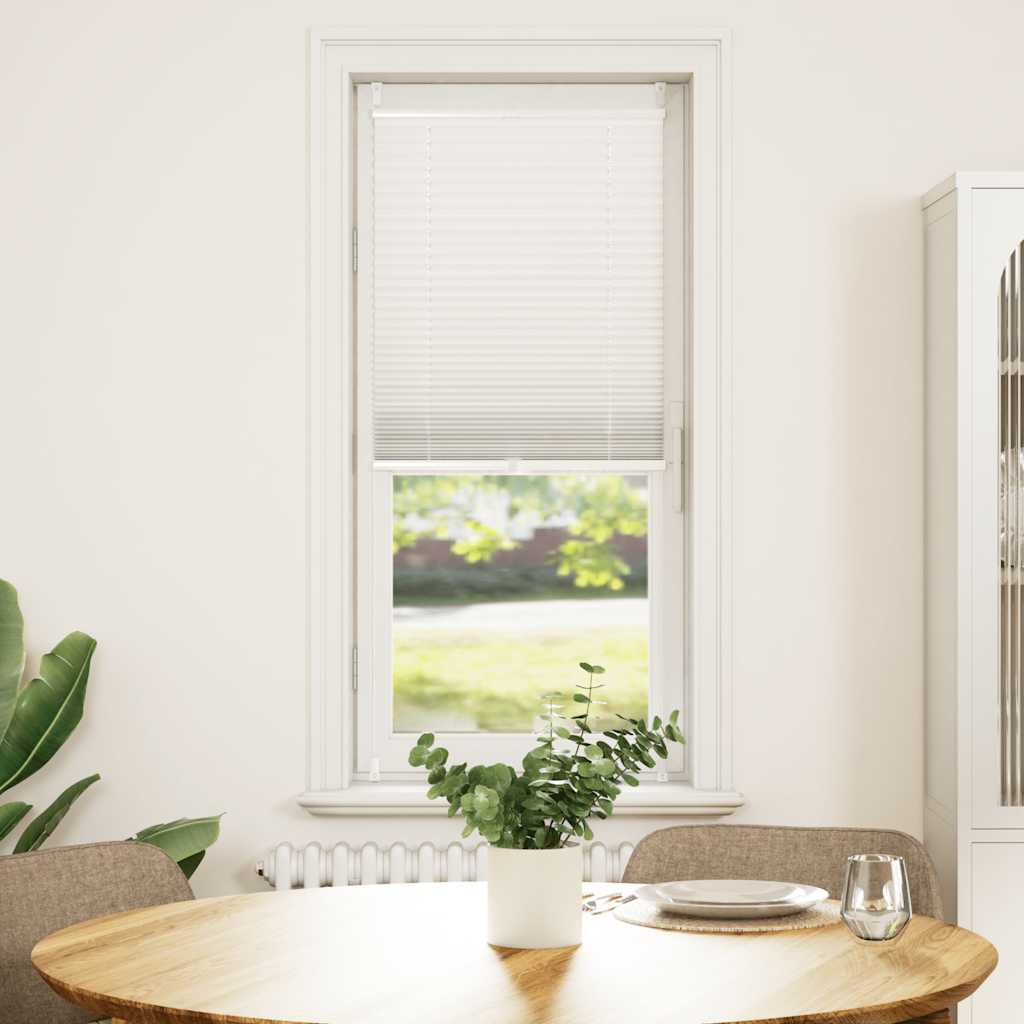 vidaXL Πλισέ ρόλερ σκίασης 60x125cm Λευκό
