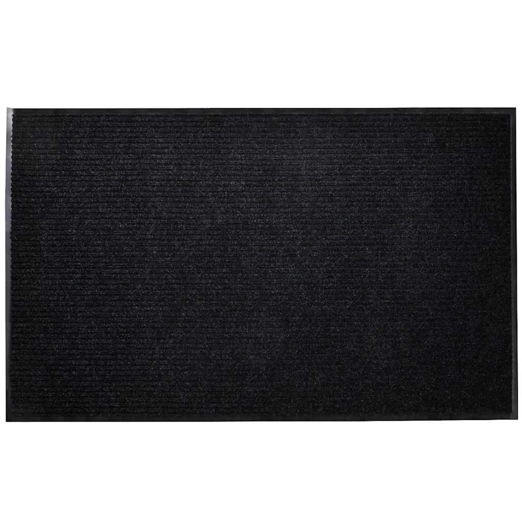 vidaXL Πατάκι Πόρτας Μαύρο 120 x 180 εκ. από PVC