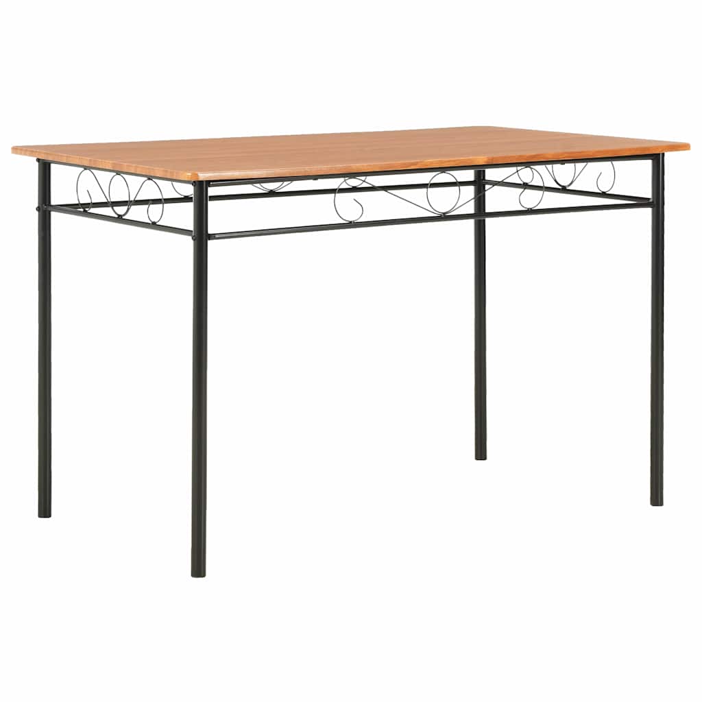 vidaXL Τραπεζαρία Καφέ 120 x 70 x 75 εκ. από MDF