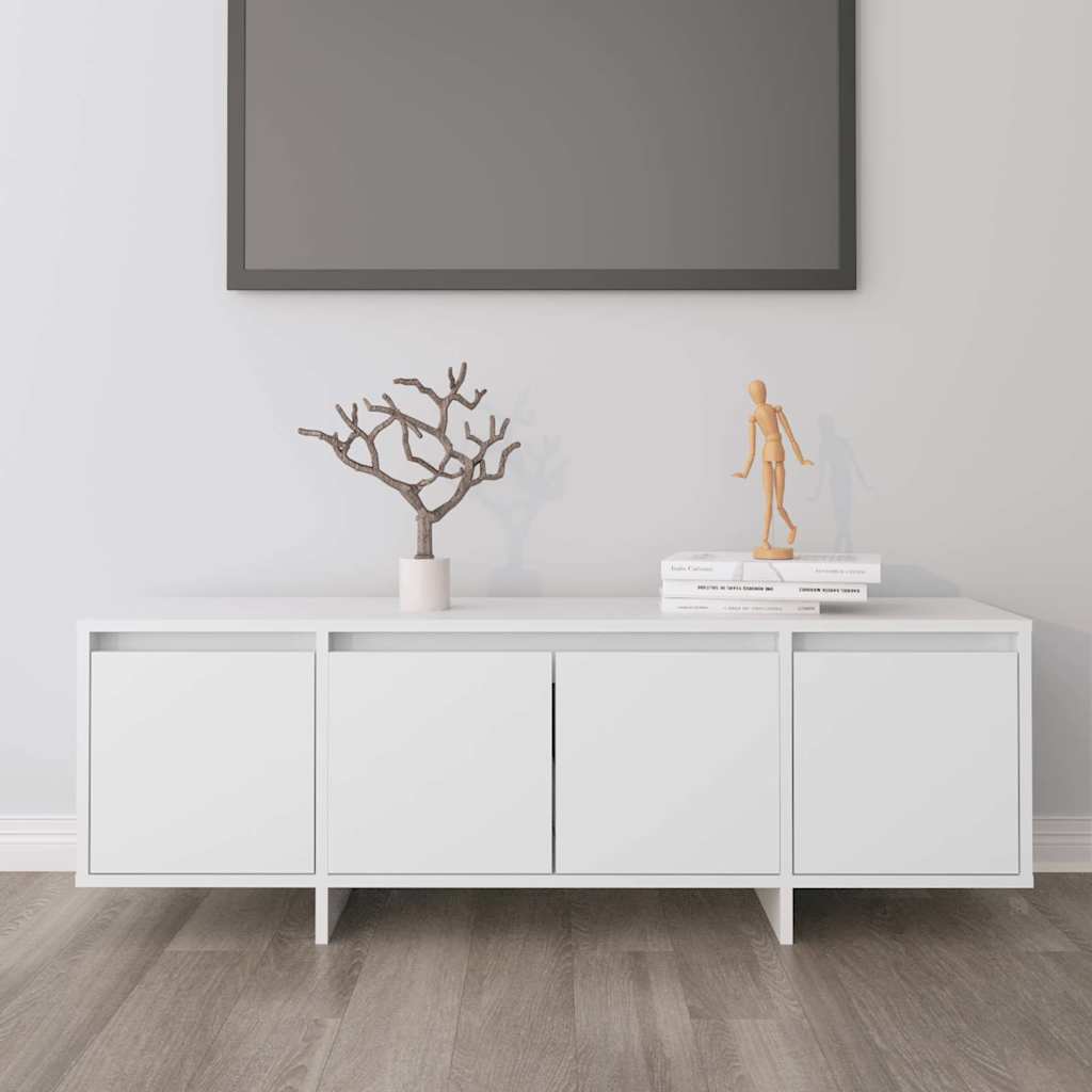 vidaXL Έπιπλο Τηλεόρασης Λευκό 120x30x40,5 εκ. από Επεξεργασμένο Ξύλο