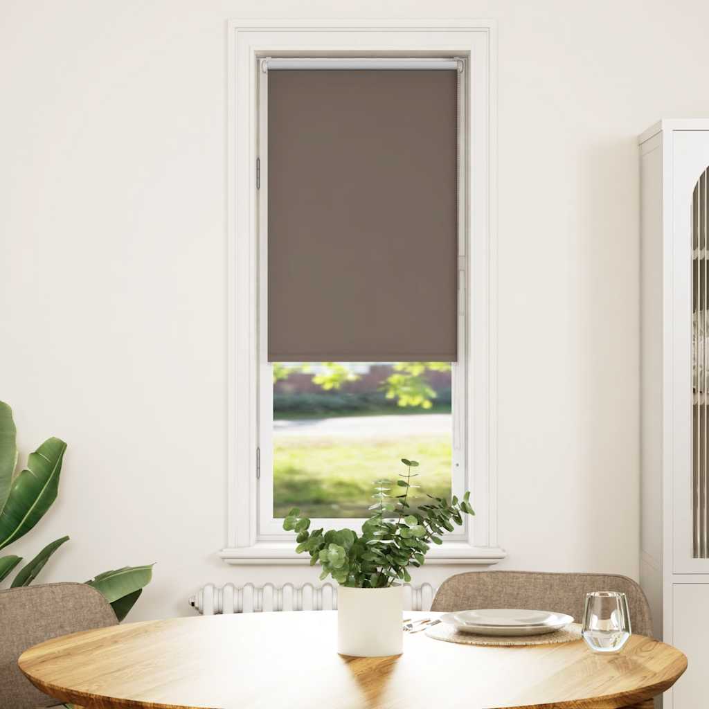 vidaXL Στόρι Συσκότισης Καφέ 50x130 εκ. Πλάτος Υφάσματος 45,7 εκ. Πολυεστέρας