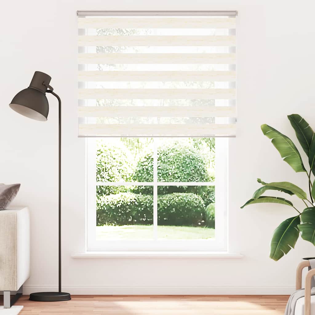 vidaXL Στόρι Ζέβρα Μάρμαρο Μπεζ 145x230 εκ. Πλάτος Υφάσματος 140,9 εκ. Πολυεστέρας