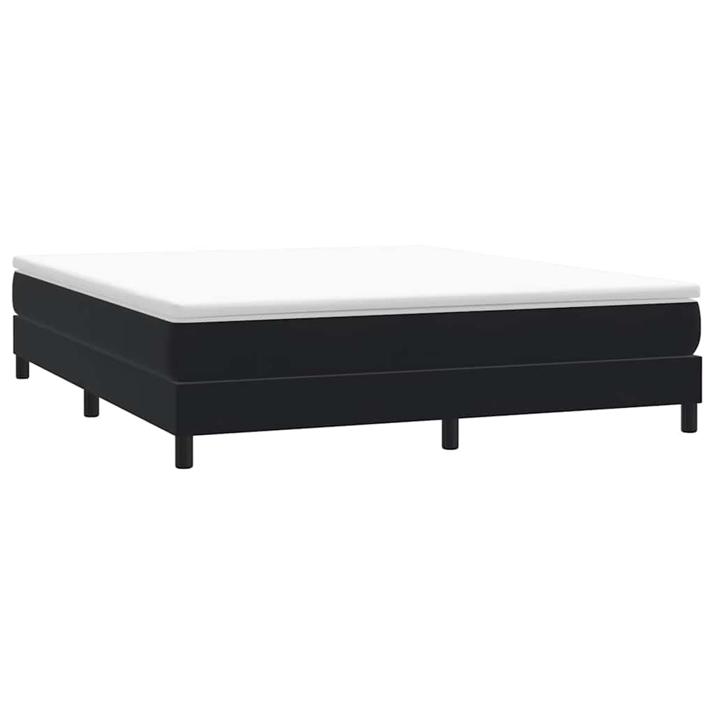 vidaXL Box Spring Κρεβάτι χωρίς στρώμα Μαύρο 180x210 cm Βελούδινο