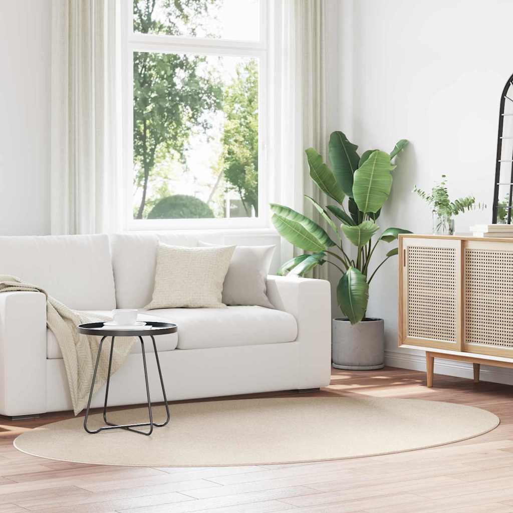 vidaXL Χαλί HUARTE Μπεζ 160 x 230 cm 100% Πολυεστέρας