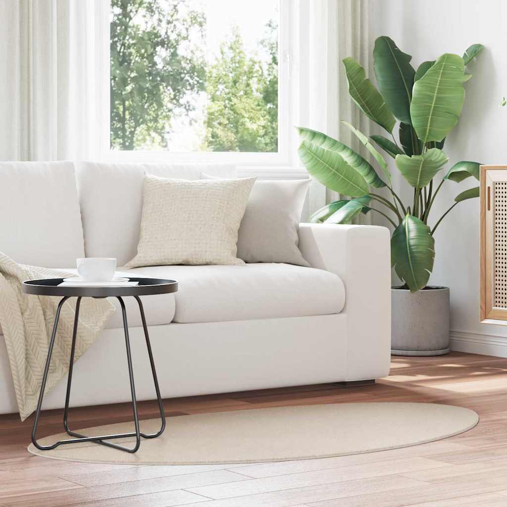vidaXL Χαλί HUARTE Μπεζ 80 x 150 cm Πολυεστέρας