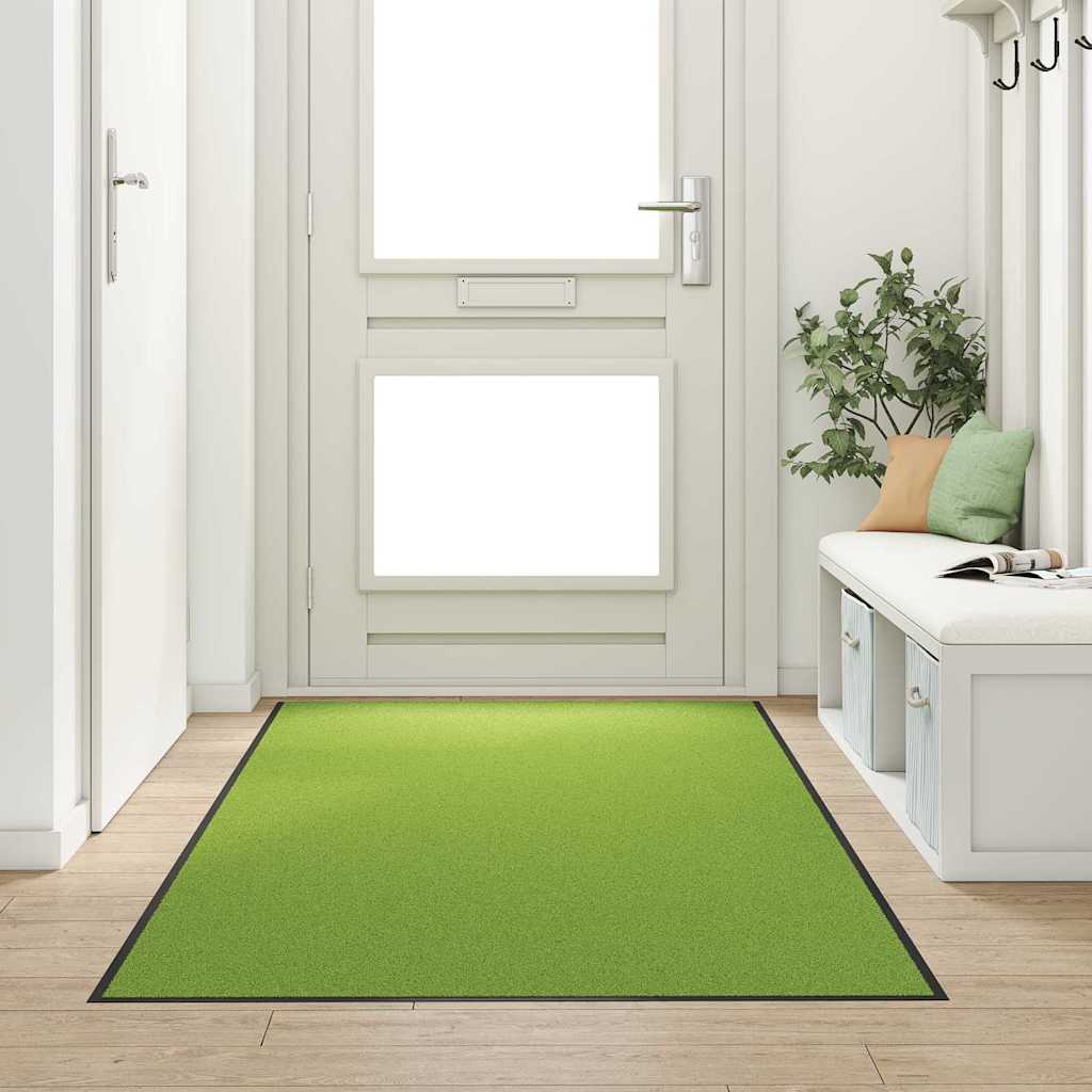 vidaXL Χαλάκι Εξώπορτας Πράσινο και Μαύρο 120 x 250 cm 100% Πολυαμίδιο