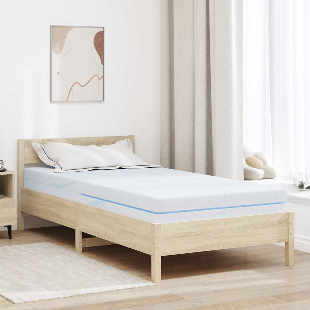 vidaXL Στρώμα Μέτρια σκληρό 90 x 190 cm Λευκό