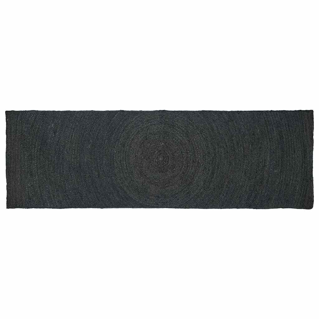 vidaXL Χαλιά χώρου Σκούρο Γκρι 80 x 200 cm Γιούτα