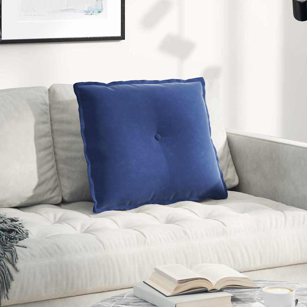 vidaXL Μαξιλάρι Πλάτης Μπλε Αστυνομίας 60 x 50 x 19 cm