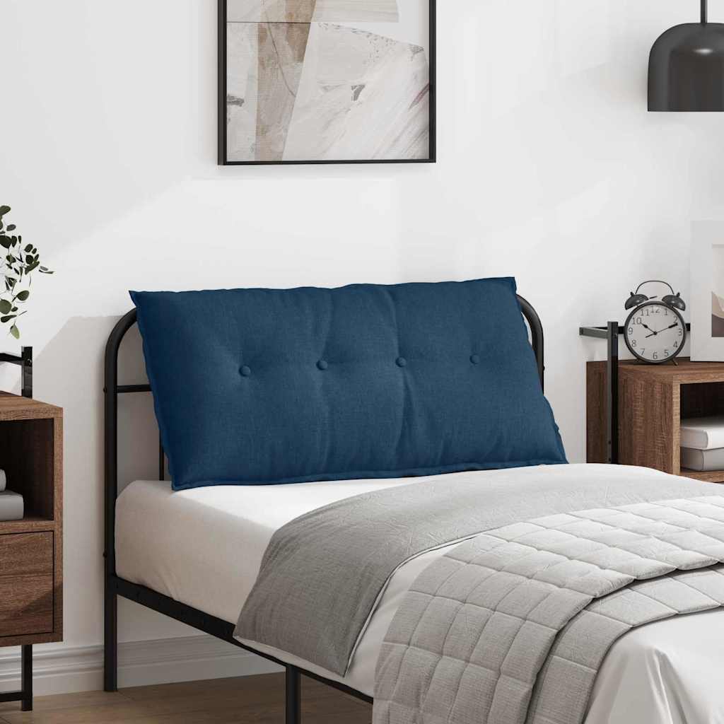 vidaXL Μαξιλάρι Πλάτης Μπλε 100 x 50 x 19 cm ύφασμα