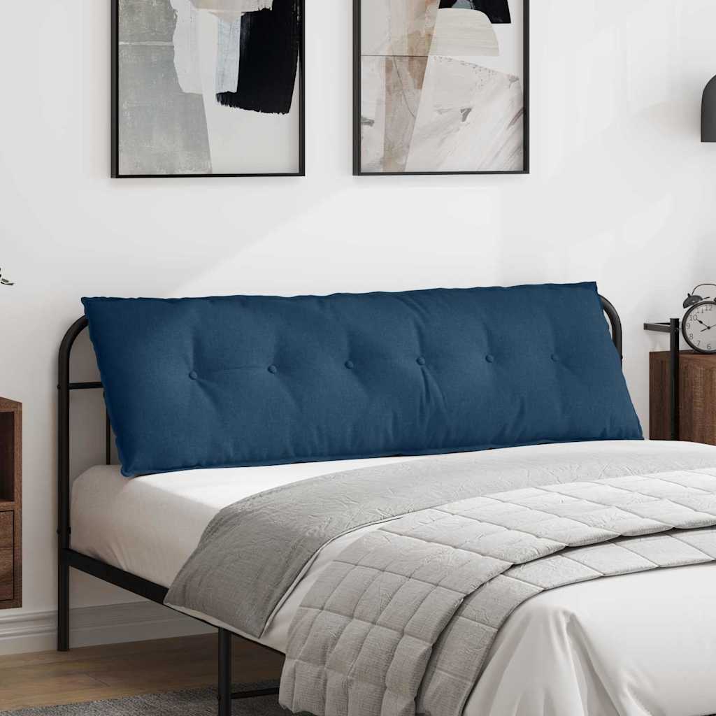 vidaXL Μαξιλάρι Πλάτης Μπλε 160 x 50 x 19 cm ύφασμα