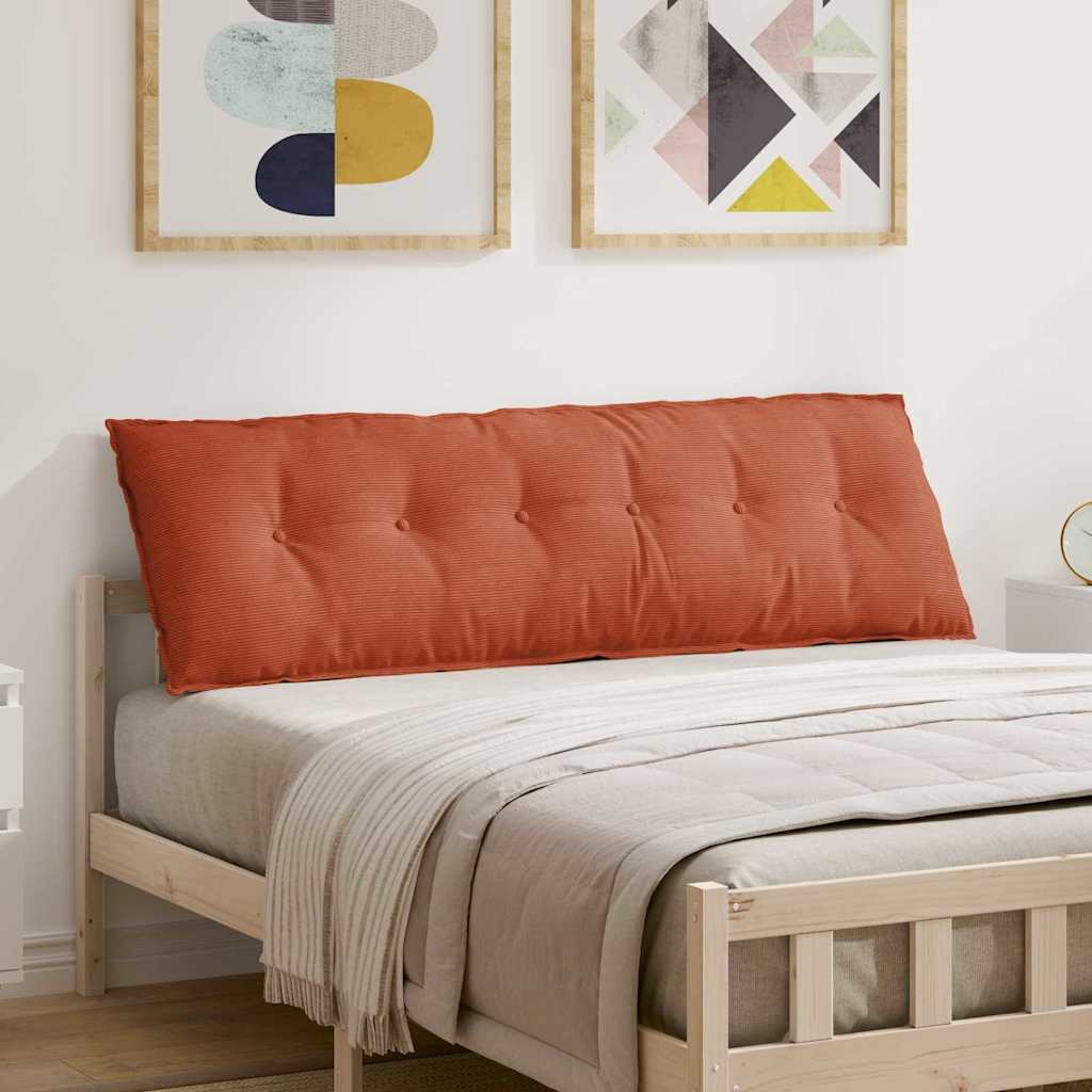 vidaXL Μαξιλάρι Πλάτης Κόκκινο Πορτοκαλί 160 x 50 x 19 cm