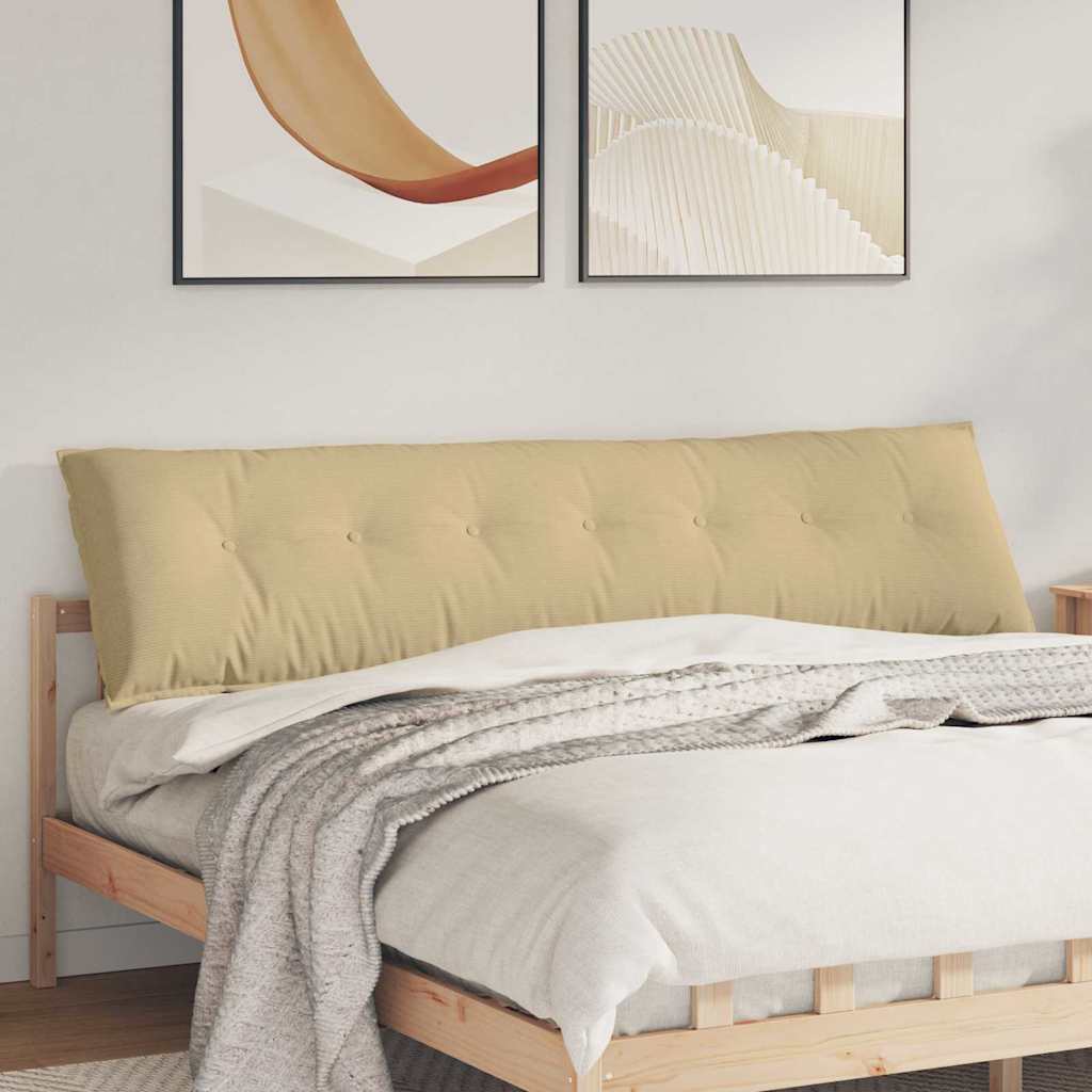 vidaXL Μαξιλάρι Πλάτης Γκρι Πράσινο 200 x 50 x 19 cm