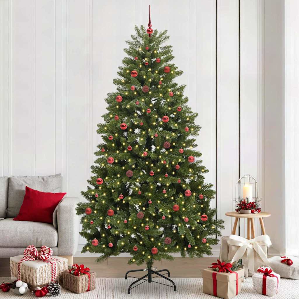 vidaXL Τεχνητό Χριστουγεννιάτικο Δέντρο 240 cm 300 LED Θερμό λευκό
