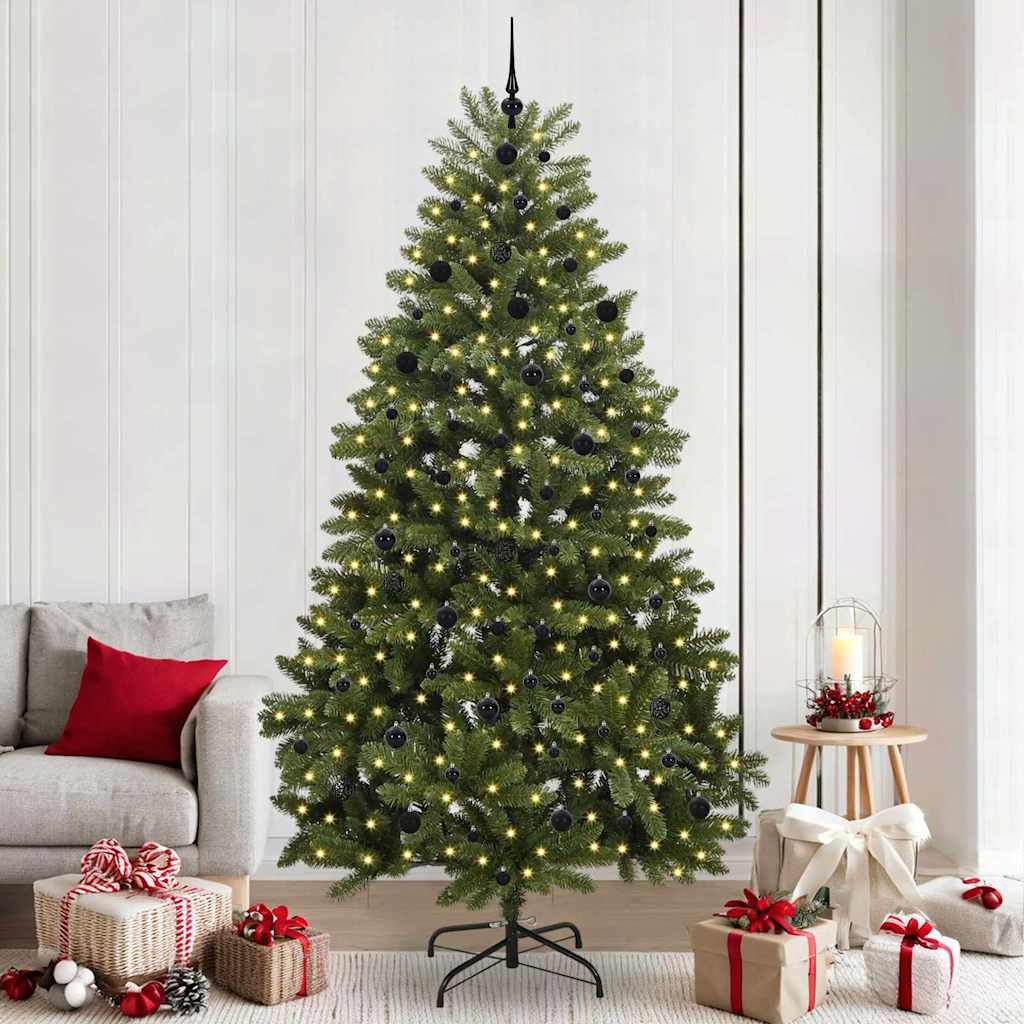 vidaXL Τεχνητό Χριστουγεννιάτικο Δέντρο 240 cm 300 LED Θερμό λευκό