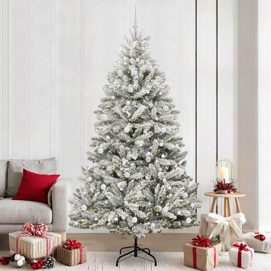 vidaXL Τεχνητό Χριστουγεννιάτικο Δέντρο 240 cm 300 LED Θερμό λευκό