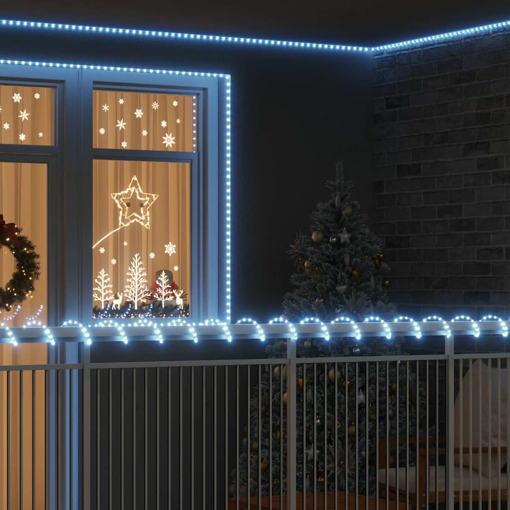 vidaXL Φωτιστικό Συρματόσχοινο με 1200 LED Κρύο Λευκό 50 m PVC