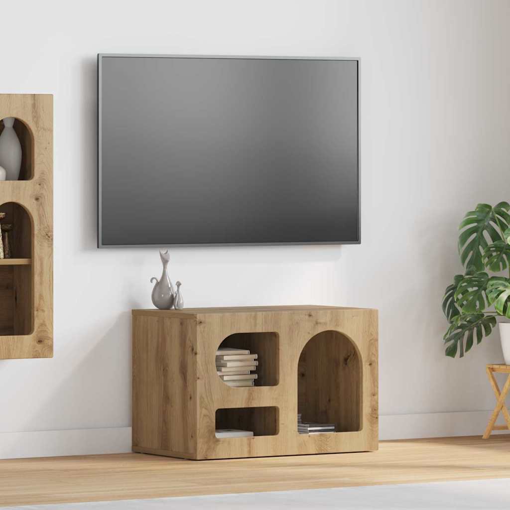 vidaXL Ντουλάπι TV ELST 60 x 35 x 40 εκ. Artisan Oak