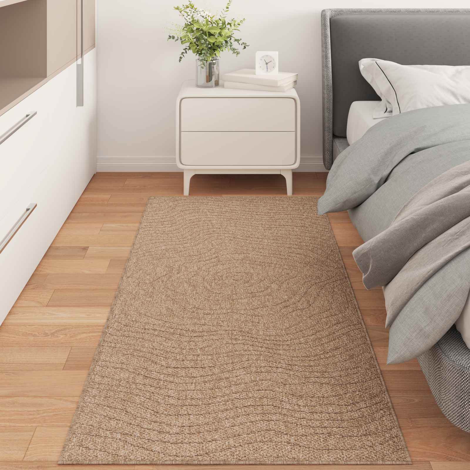 vidaXL Χαλί για εσωτερικούς και εξωτερικούς χώρους AGIRA Φυσικό