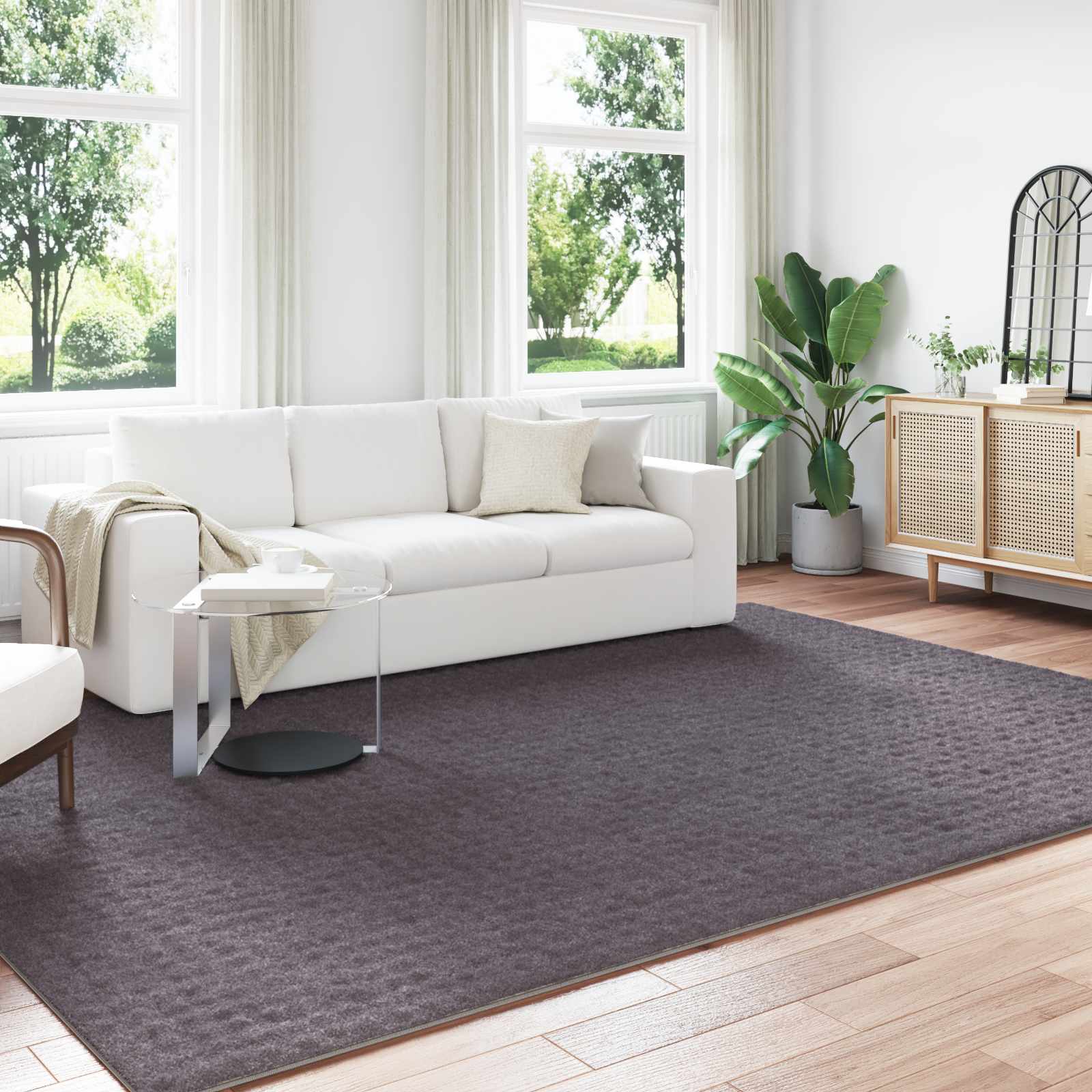vidaXL Χαλί εσωτερικού χώρου SIROLO Ανθρακί 240 x 340 cm Πολυεστέρας