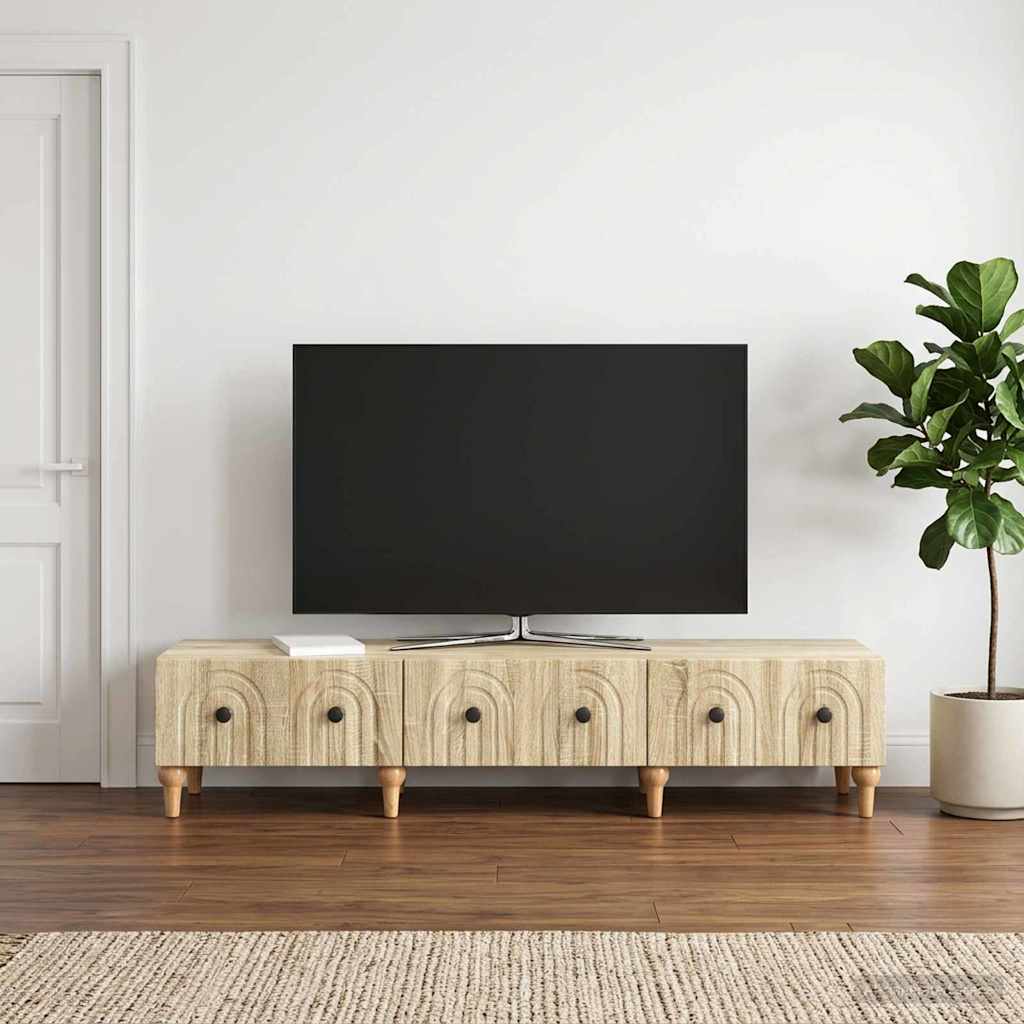 vidaXL Ντουλάπι TV Sonoma Δρυς 147 x 34,5 x 30 εκ Επεξεργασμένο Ξύλο