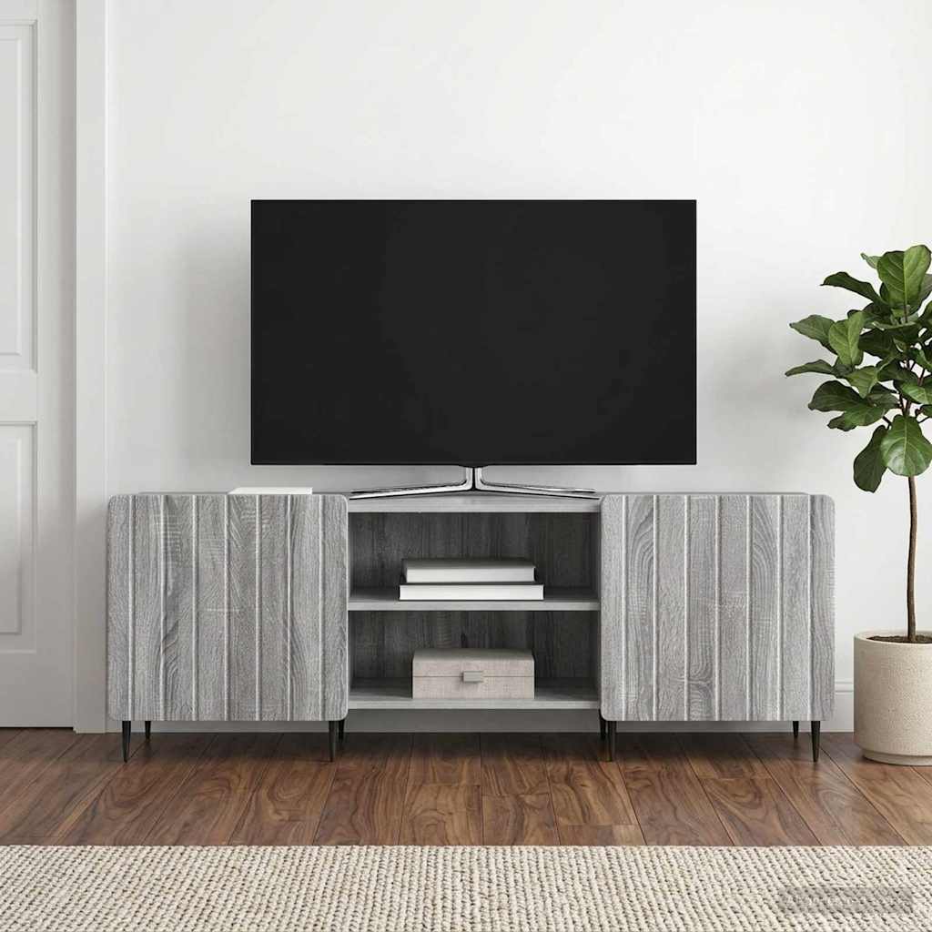 vidaXL Ντουλάπι TV Γκρι Sonoma 150 x 31 x 52 εκ. Επεξεργασμένο Ξύλο