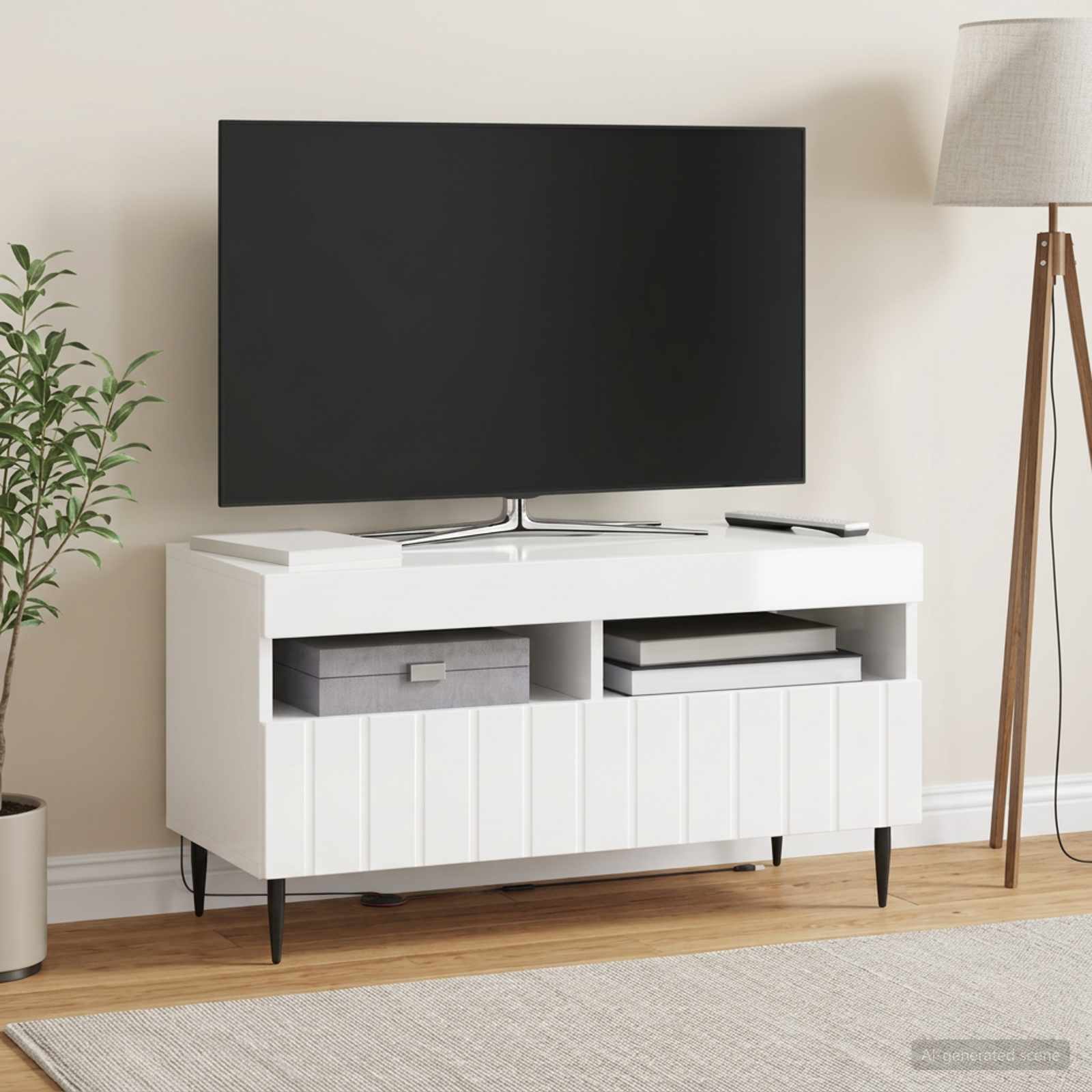 vidaXL Ντουλάπα LED Τηλεόρασης ZWOLLE 81 x 35 x 43 εκ.