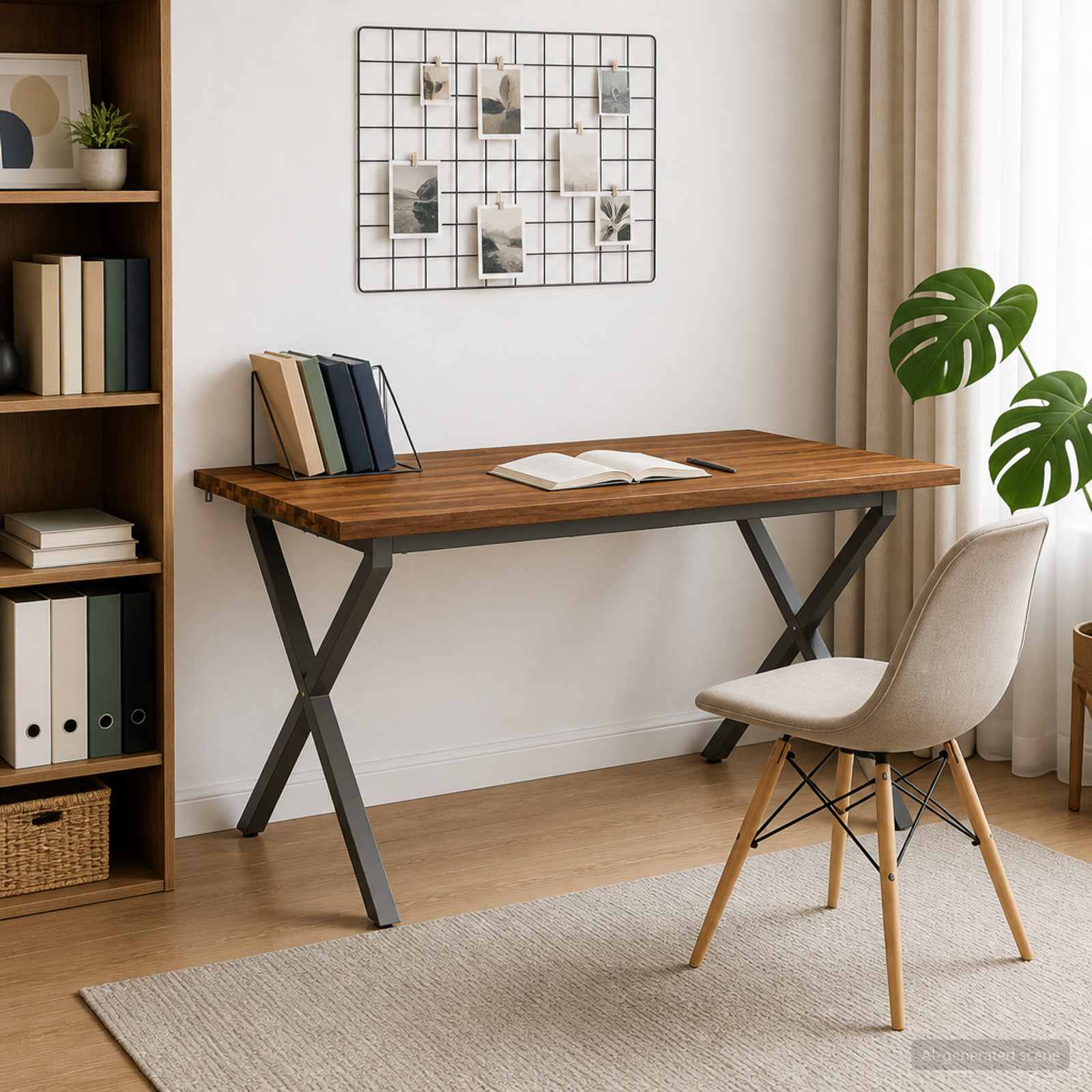 vidaXL Τραπέζι Φαγητού με Ζωντανό Χείλος 140 x 80 x 75 cm Φυσικό