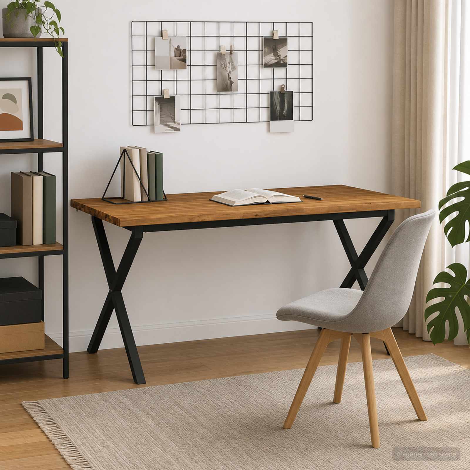 vidaXL Τραπέζι Φαγητού με Ζωντανό Χείλος 160 x 80 x 75 cm Φυσικό