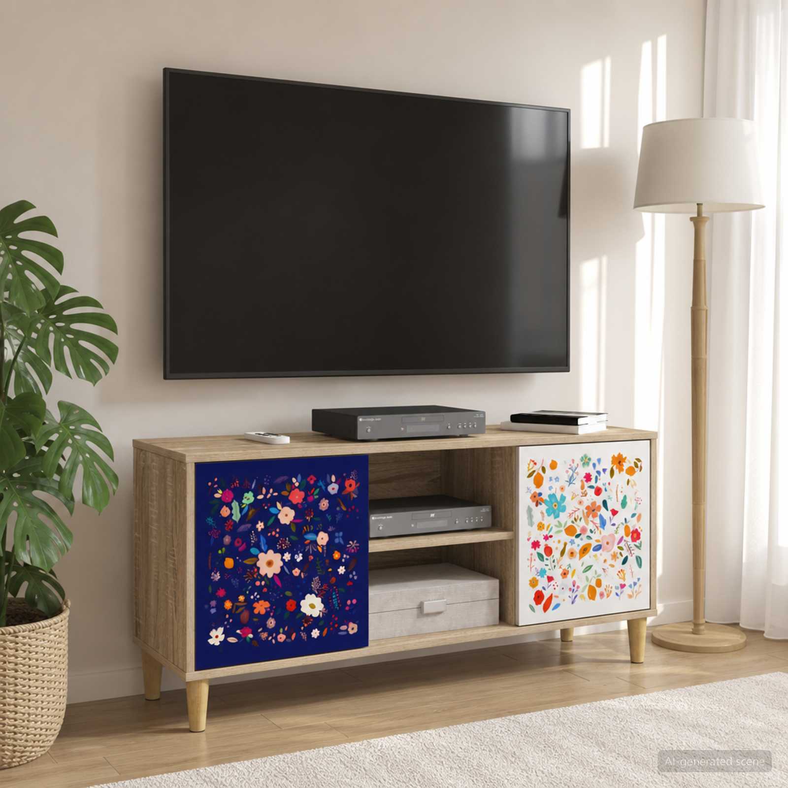 vidaXL Ντουλάπι TV MAINZ 102 x 33 x 50 εκ. Sonoma Επεξεργασμένο Ξύλο