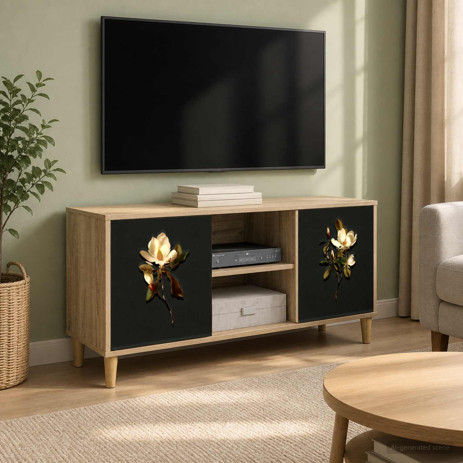 vidaXL Ντουλάπι TV BREMEN 102 x 33 x 50 εκ. Sonoma Επεξεργασμένο Ξύλο